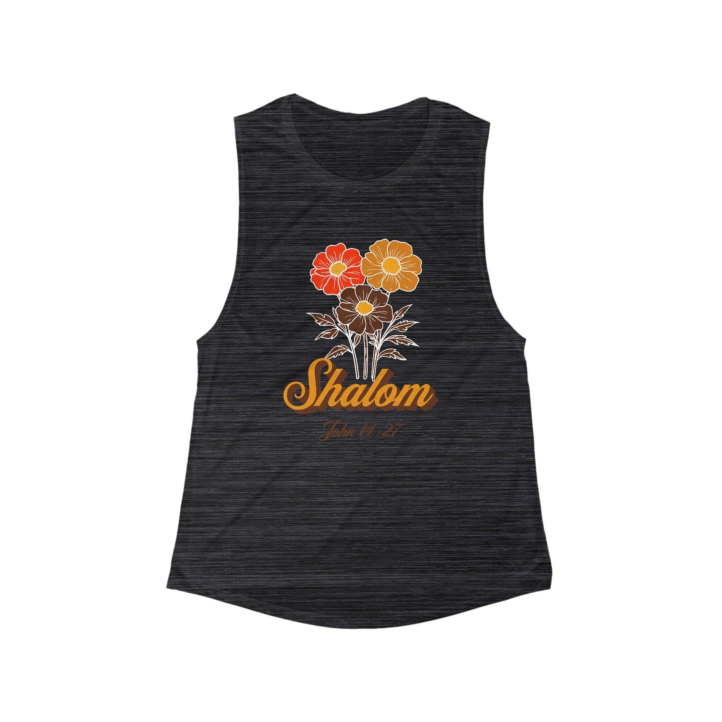 Shalom Floral Muscle Tank