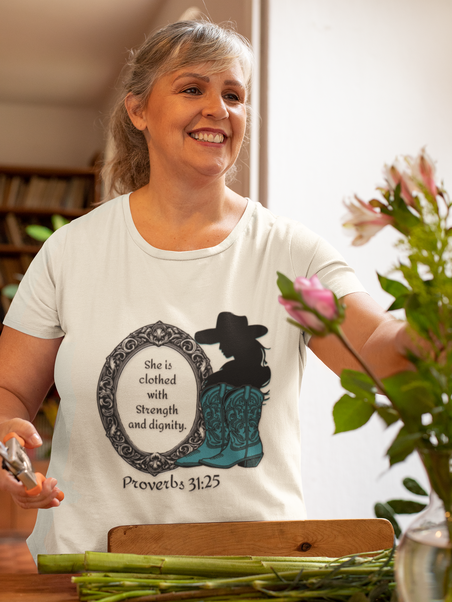 Clothed in Strength and Dignity T-Shirt