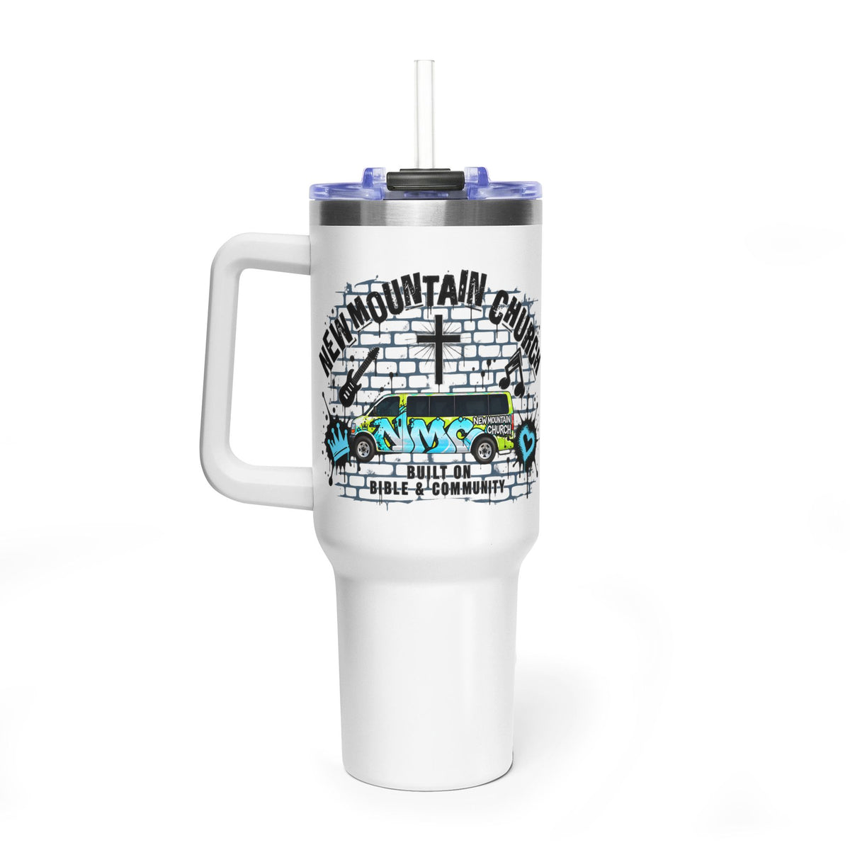 New Mountain Church 40oz Church Graffiti Tumbler