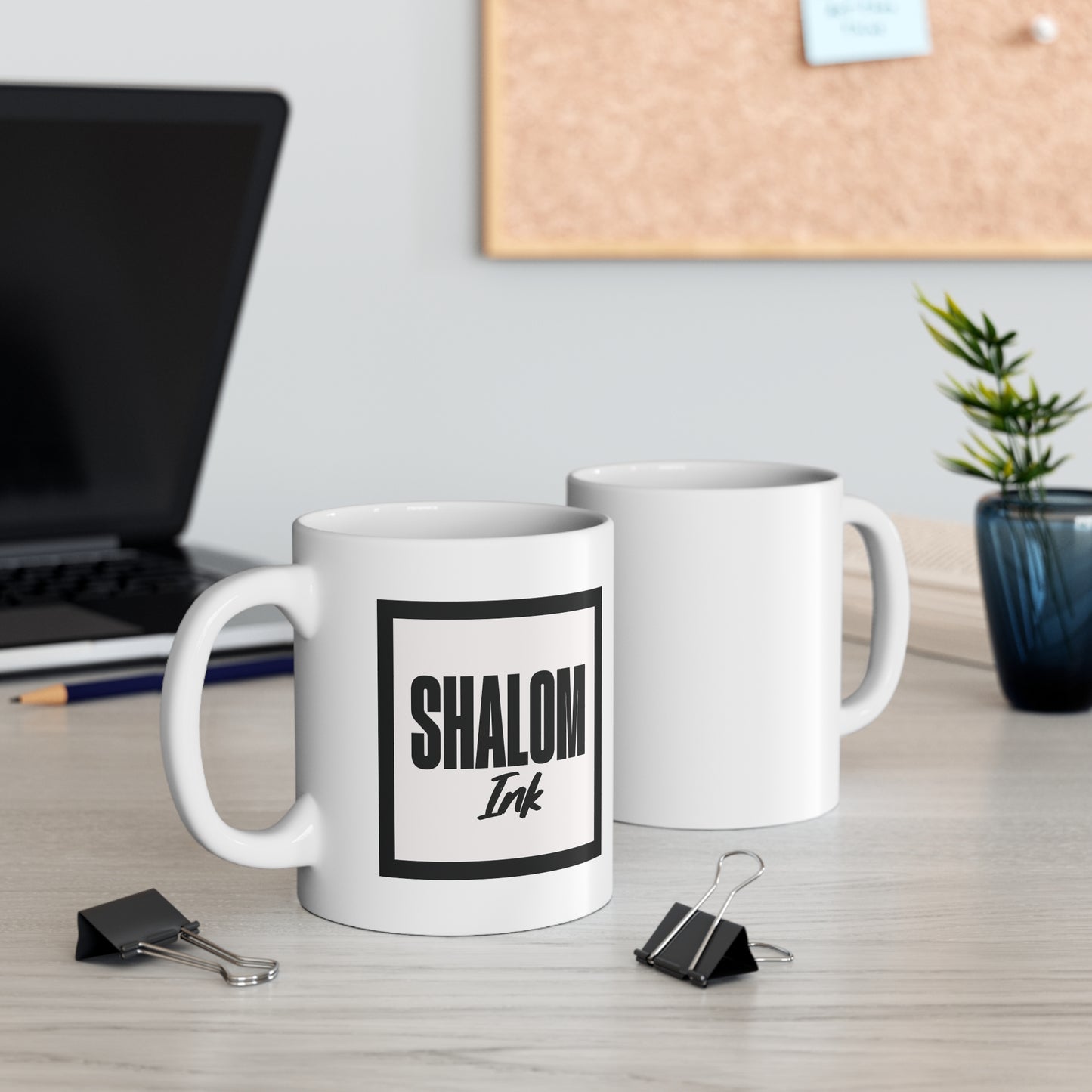 Shalom Ink Ceramic Mug 11oz