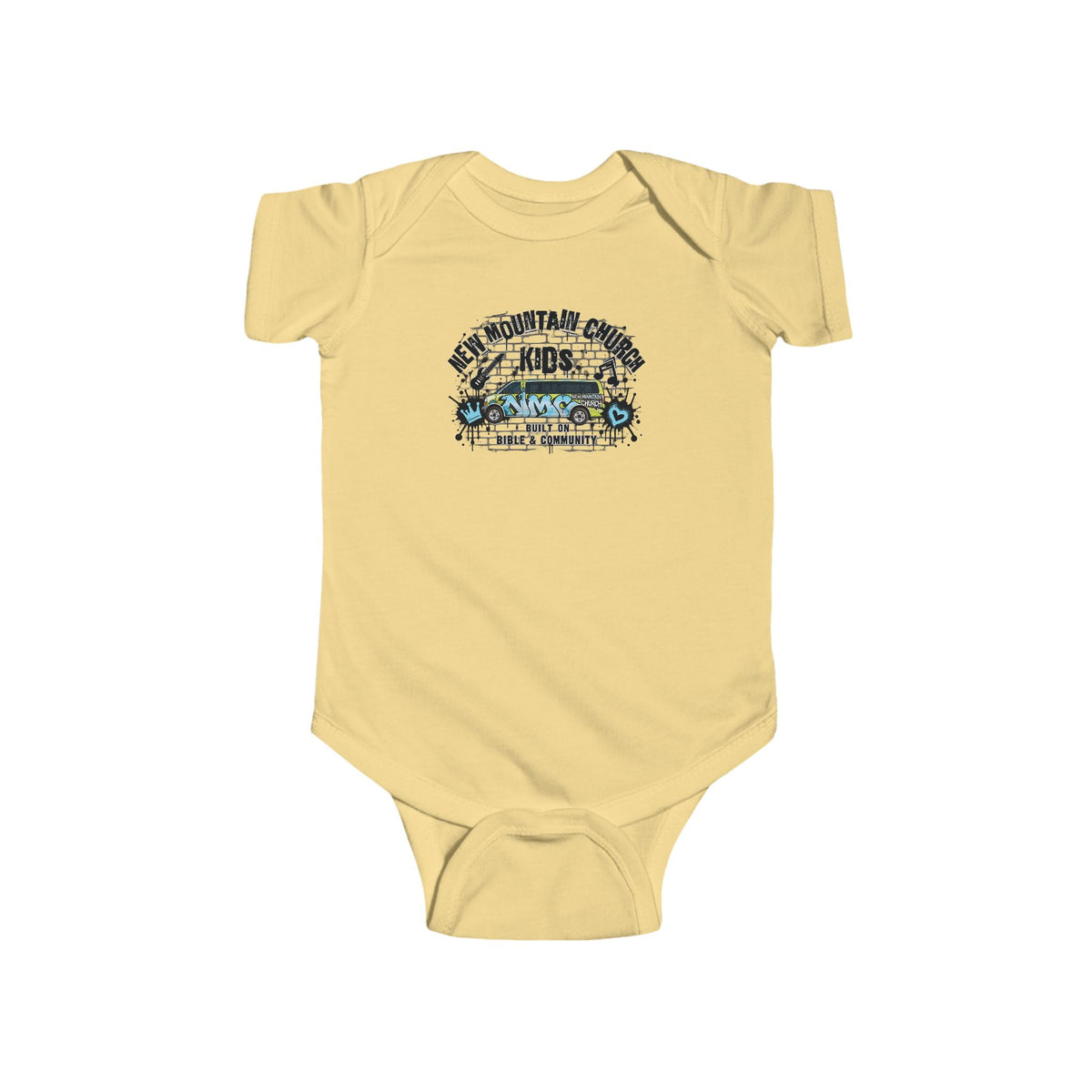 New Mountain Church Kids Onesie