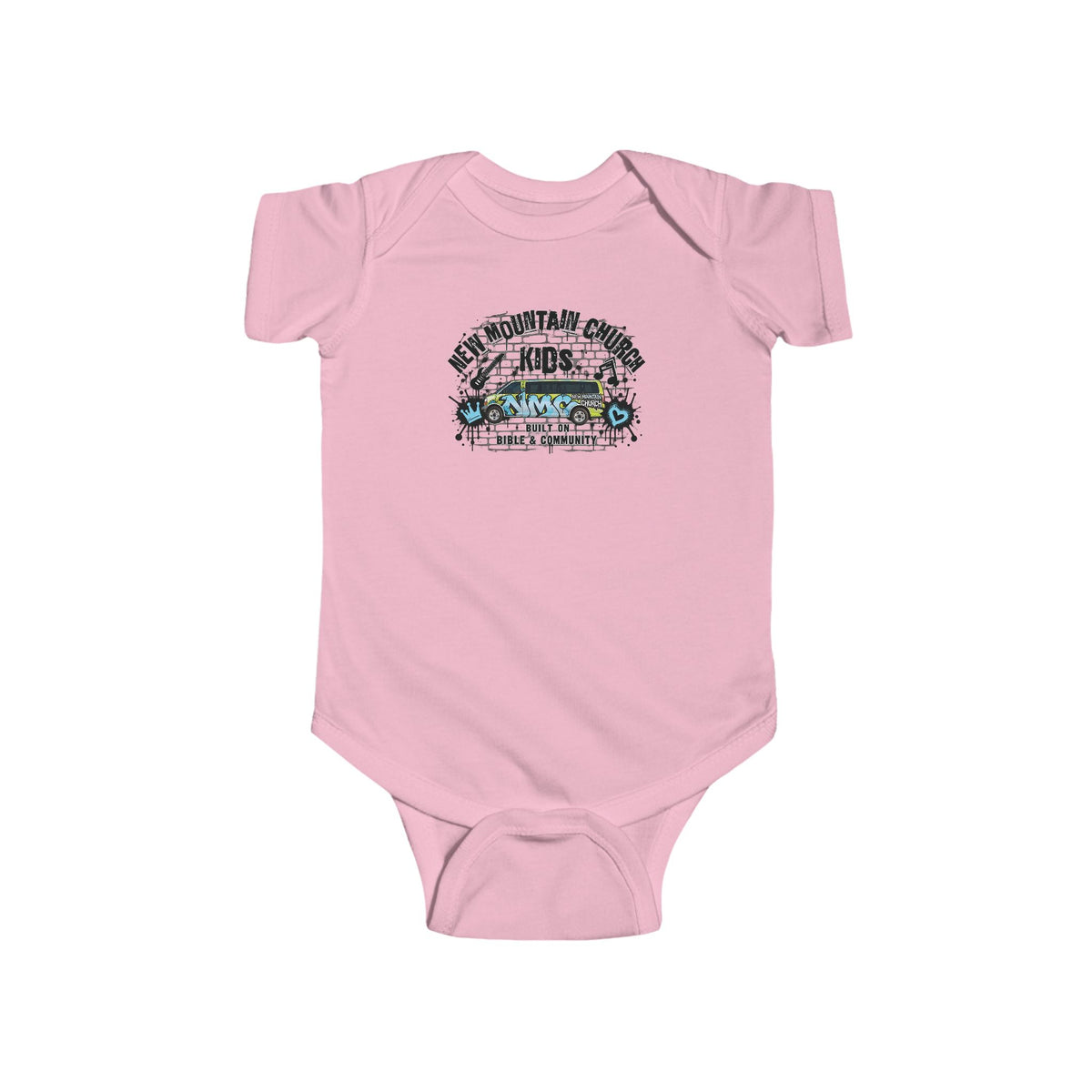 New Mountain Church Kids Onesie