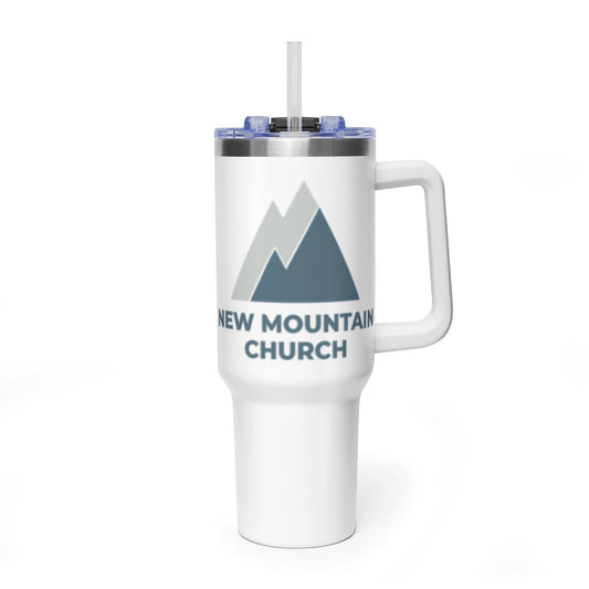 New Mountain Church 40oz Tumbler with Straw