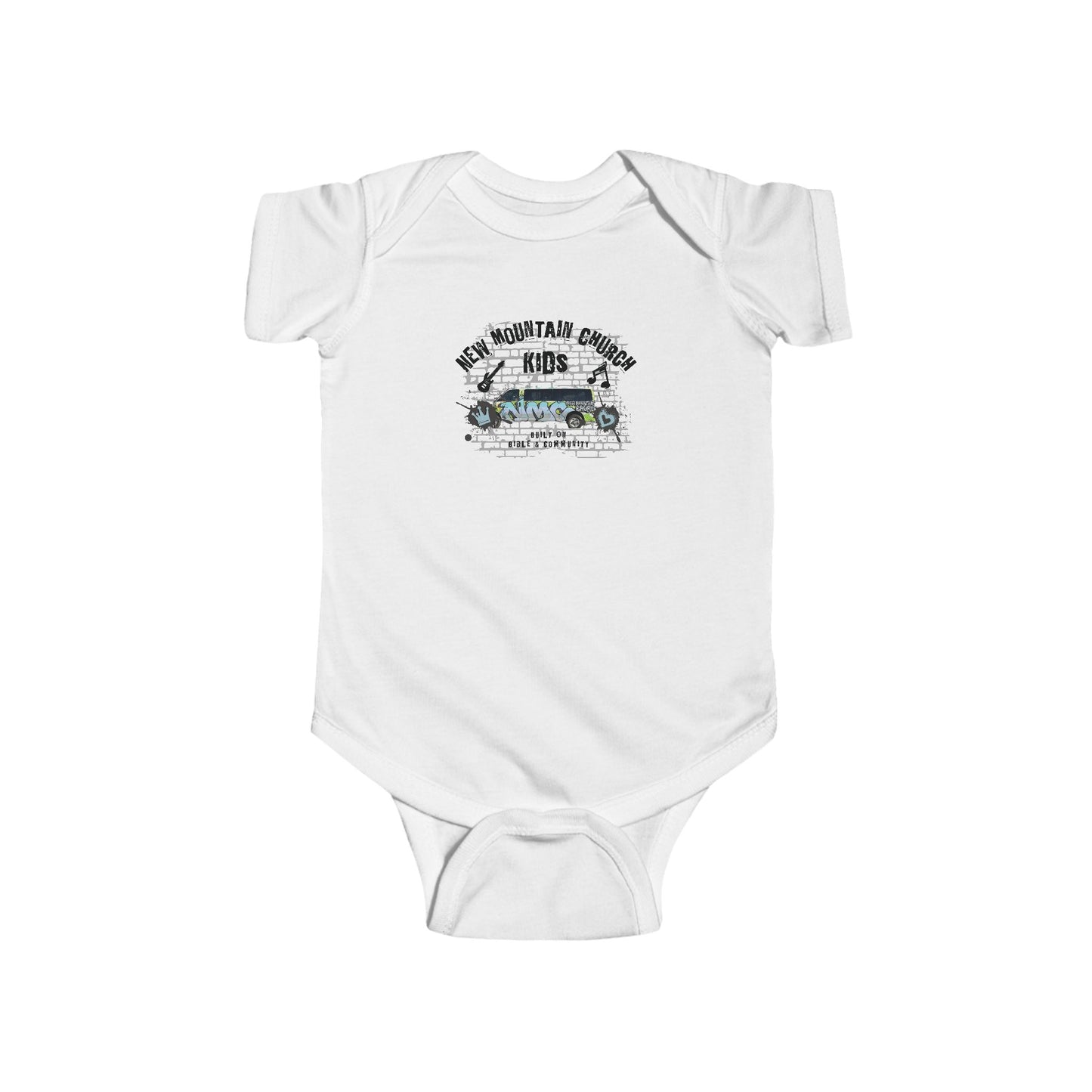 New Mountain Church Kids Onesie
