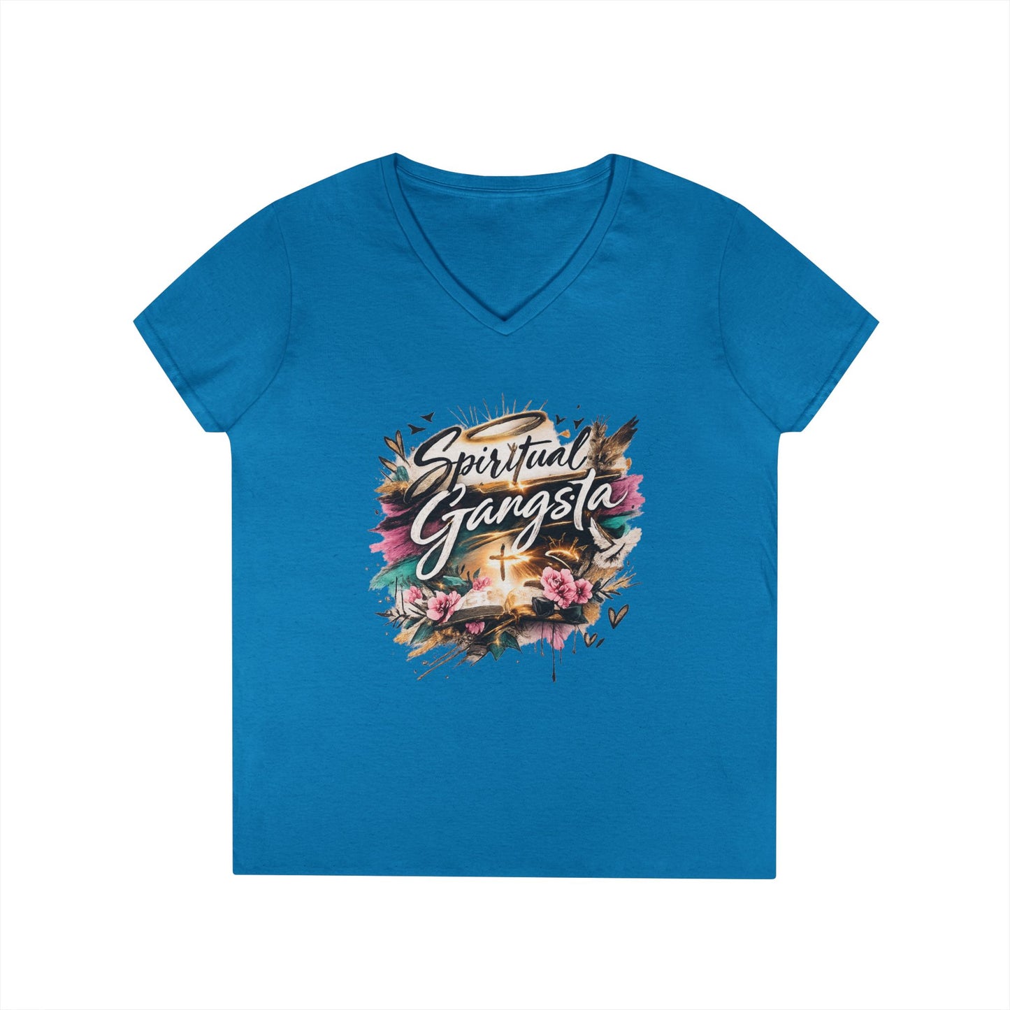 Spiritual Gangsta V-Neck Tee