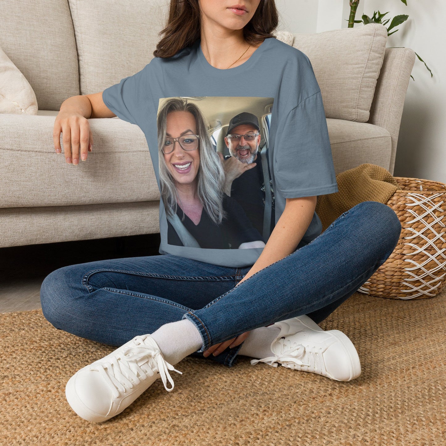 Photo-Print T-Shirt — Custom Couple Snapshot Tee