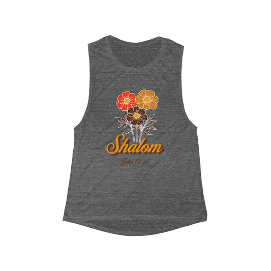 Shalom Floral Muscle Tank
