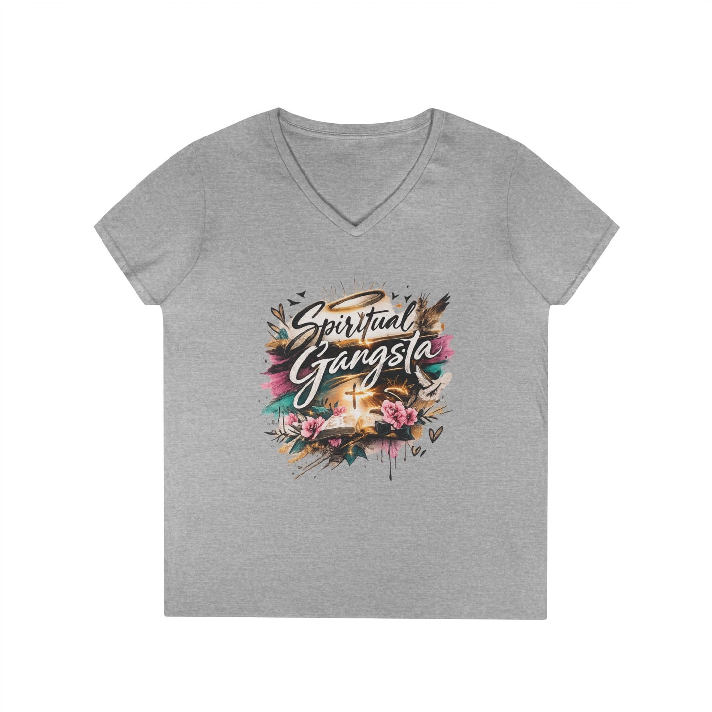Spiritual Gangsta V-Neck Tee