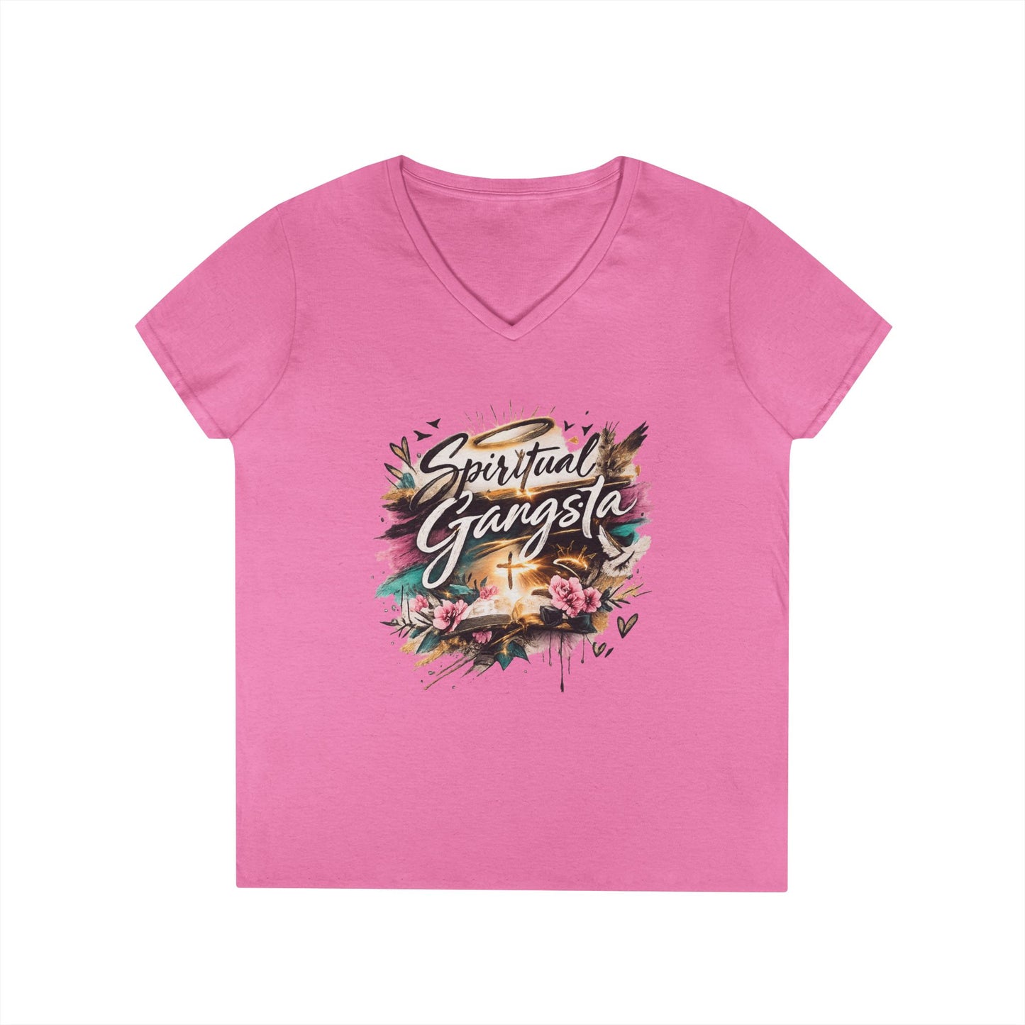 Spiritual Gangsta V-Neck Tee
