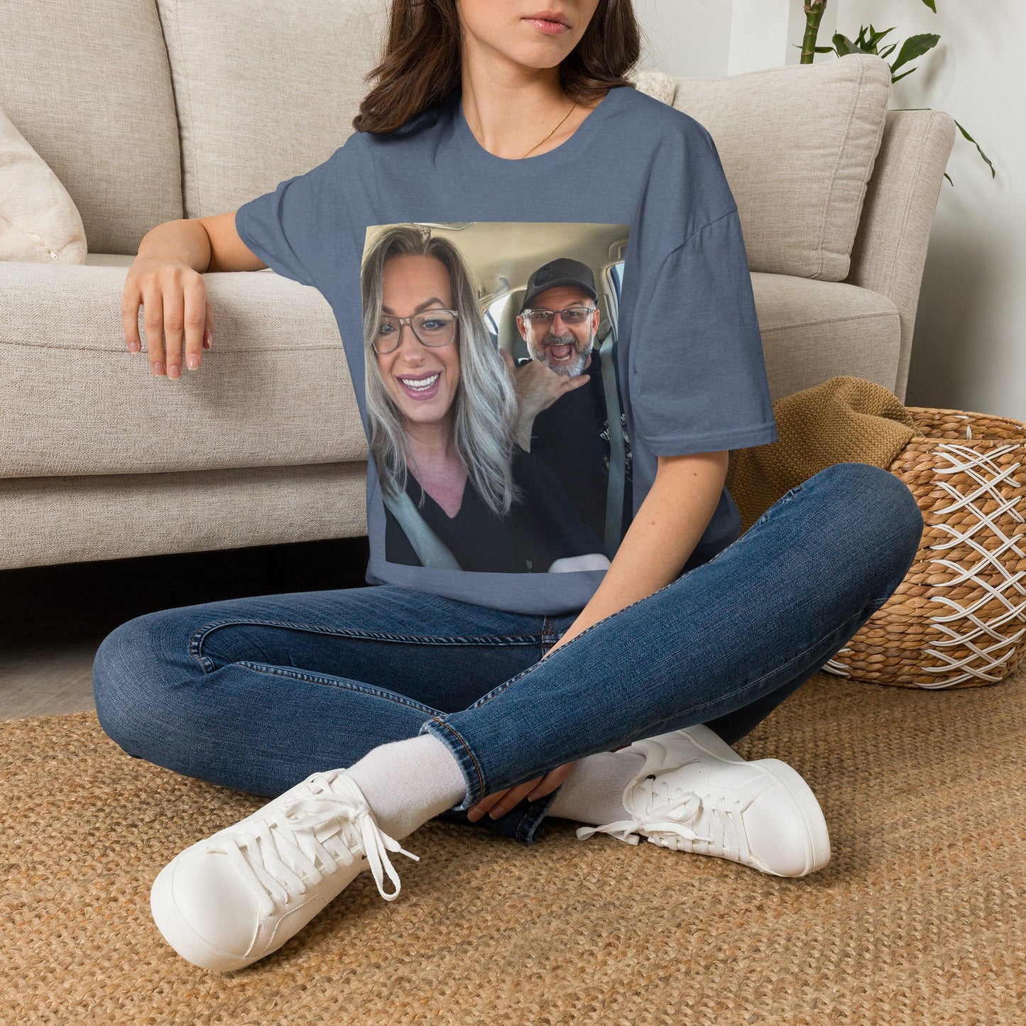 Photo-Print T-Shirt — Custom Couple Snapshot Tee