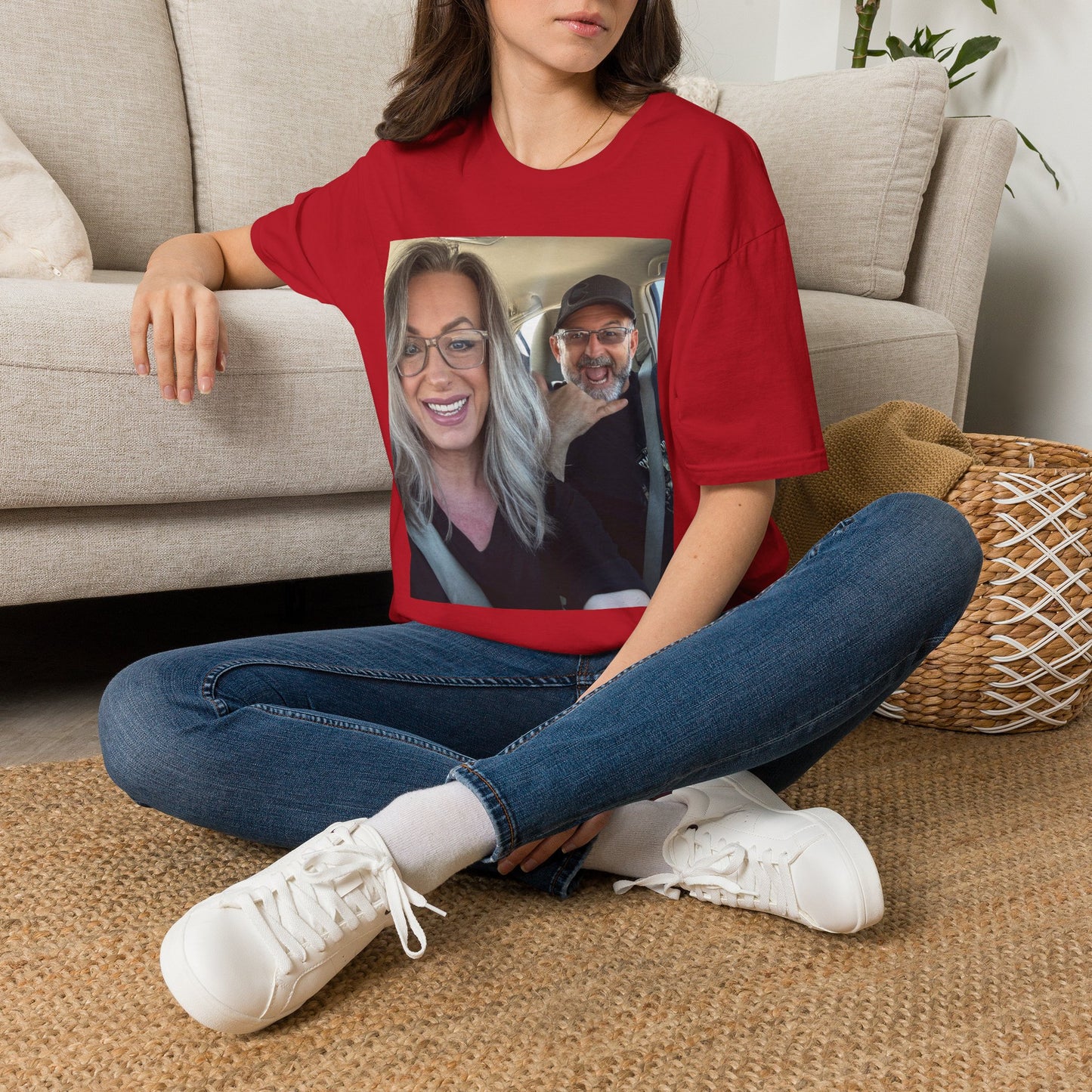 Photo-Print T-Shirt — Custom Couple Snapshot Tee