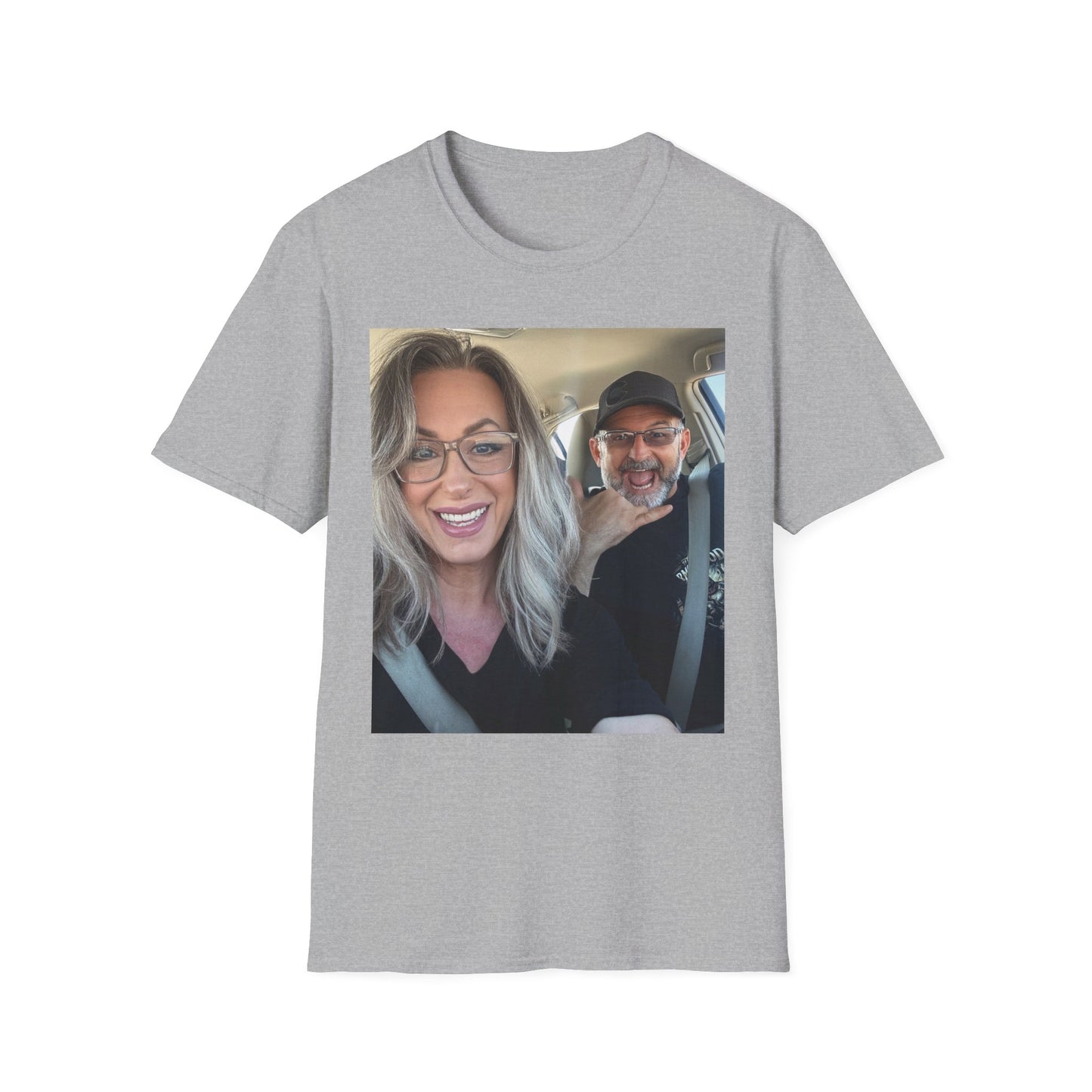 Photo-Print T-Shirt — Custom Couple Snapshot Tee
