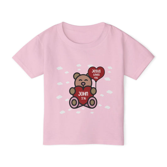 Jesus Loves You • John 3:16 (Toddler Tee)
