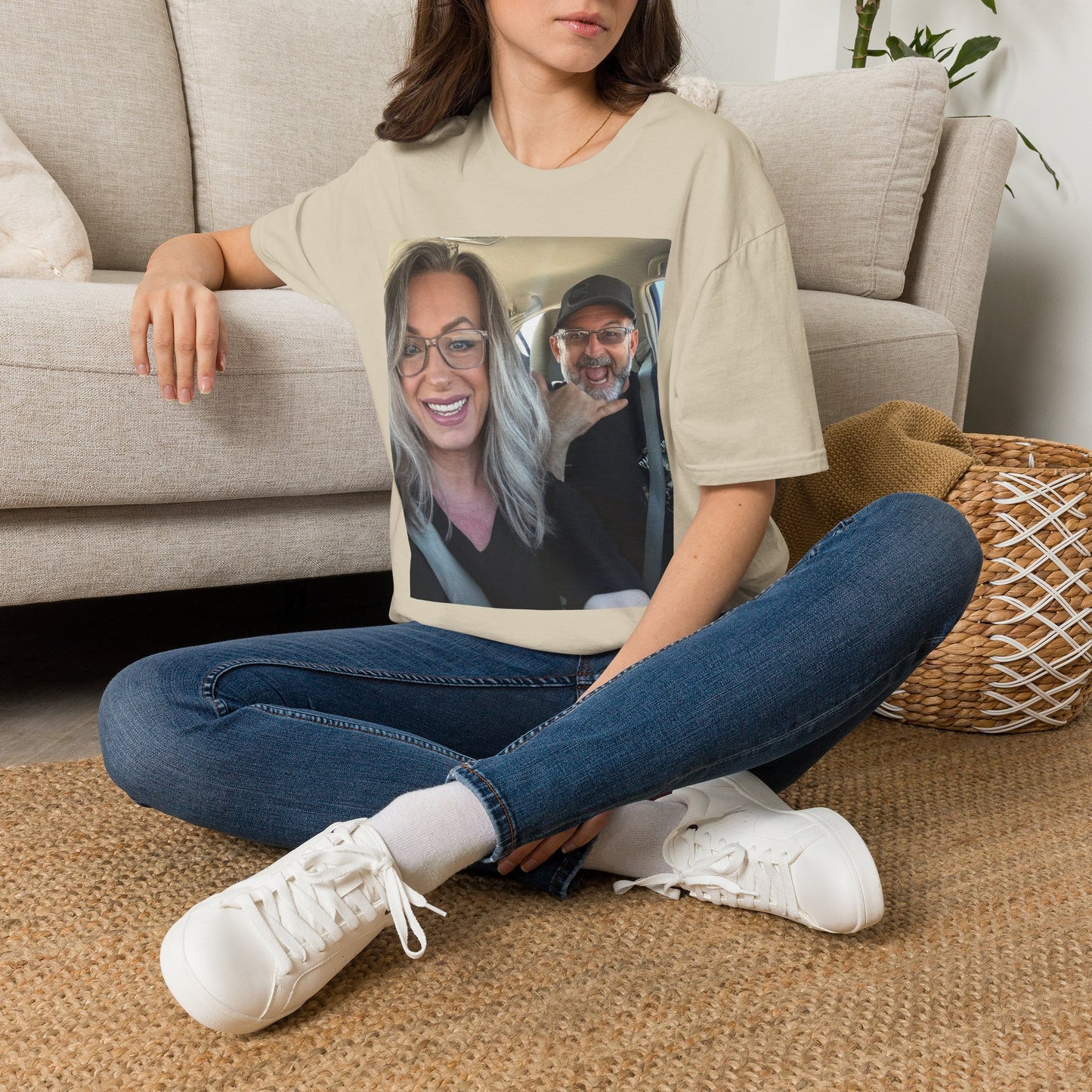 Photo-Print T-Shirt — Custom Couple Snapshot Tee