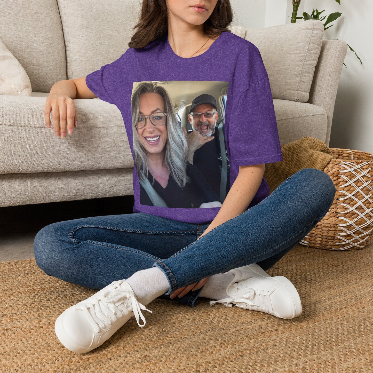 Photo-Print T-Shirt — Custom Couple Snapshot Tee