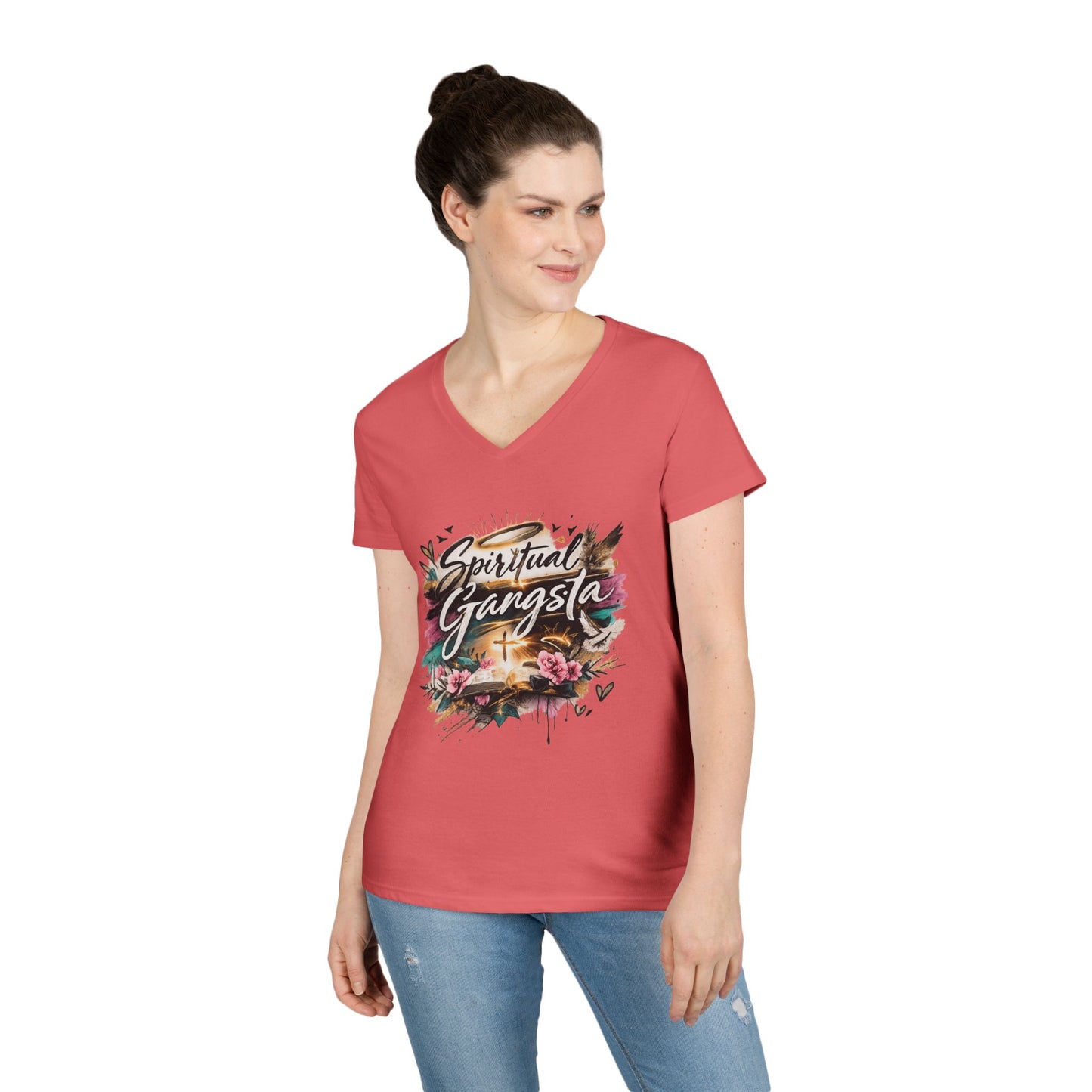 Spiritual Gangsta V-Neck Tee
