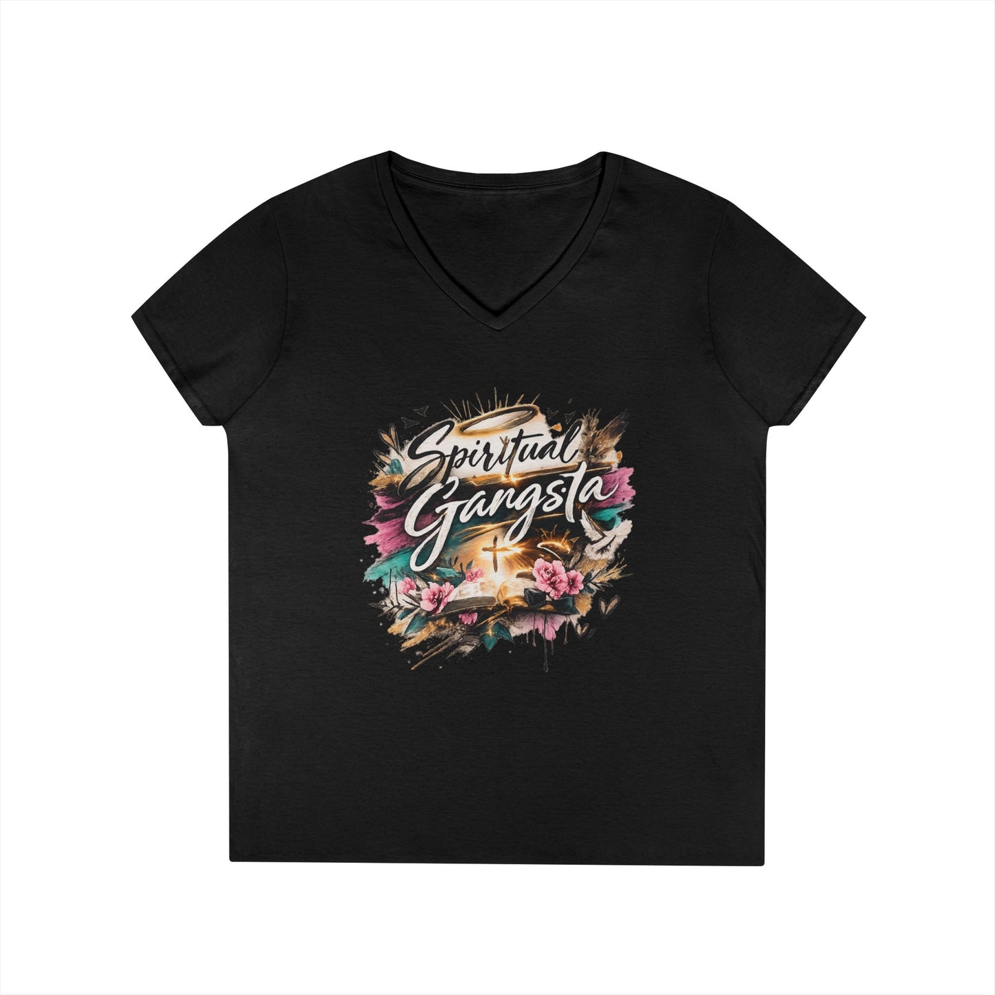 Spiritual Gangsta V-Neck Tee