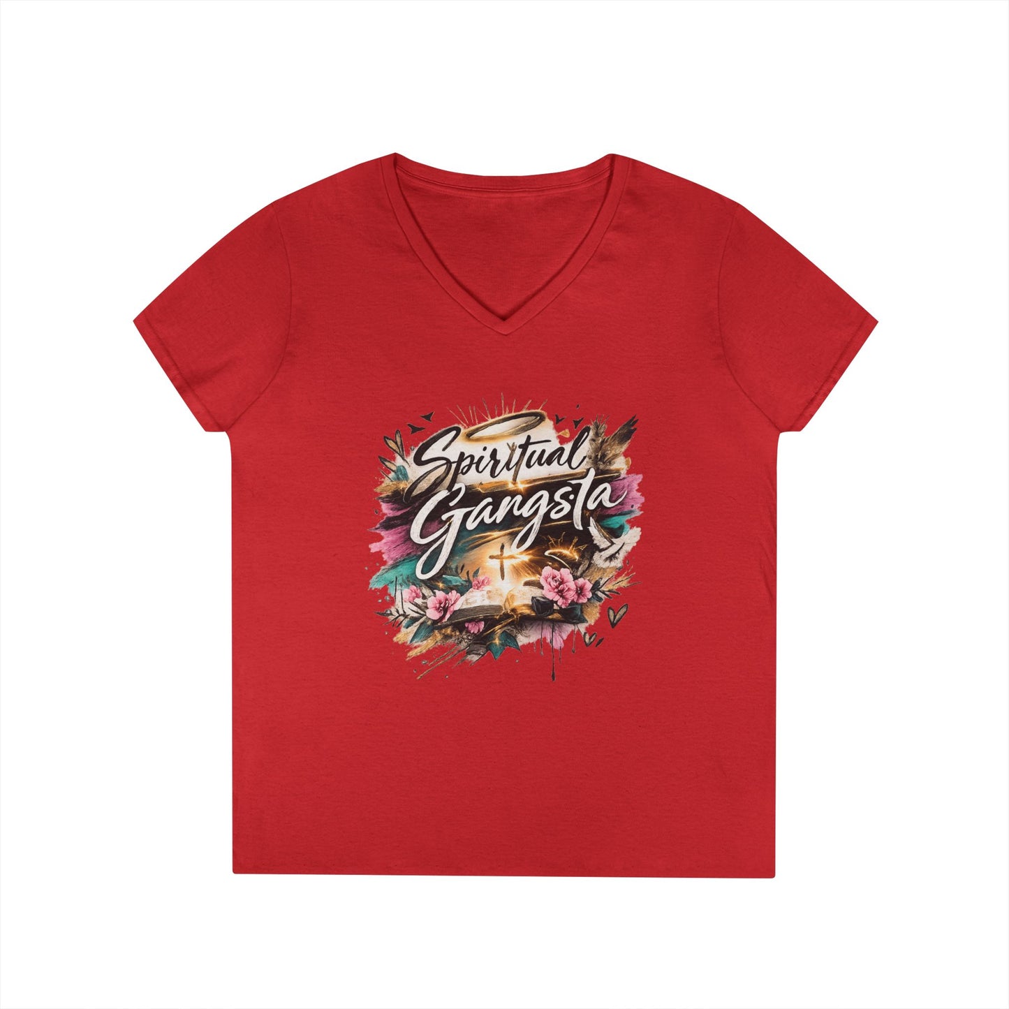 Spiritual Gangsta V-Neck Tee