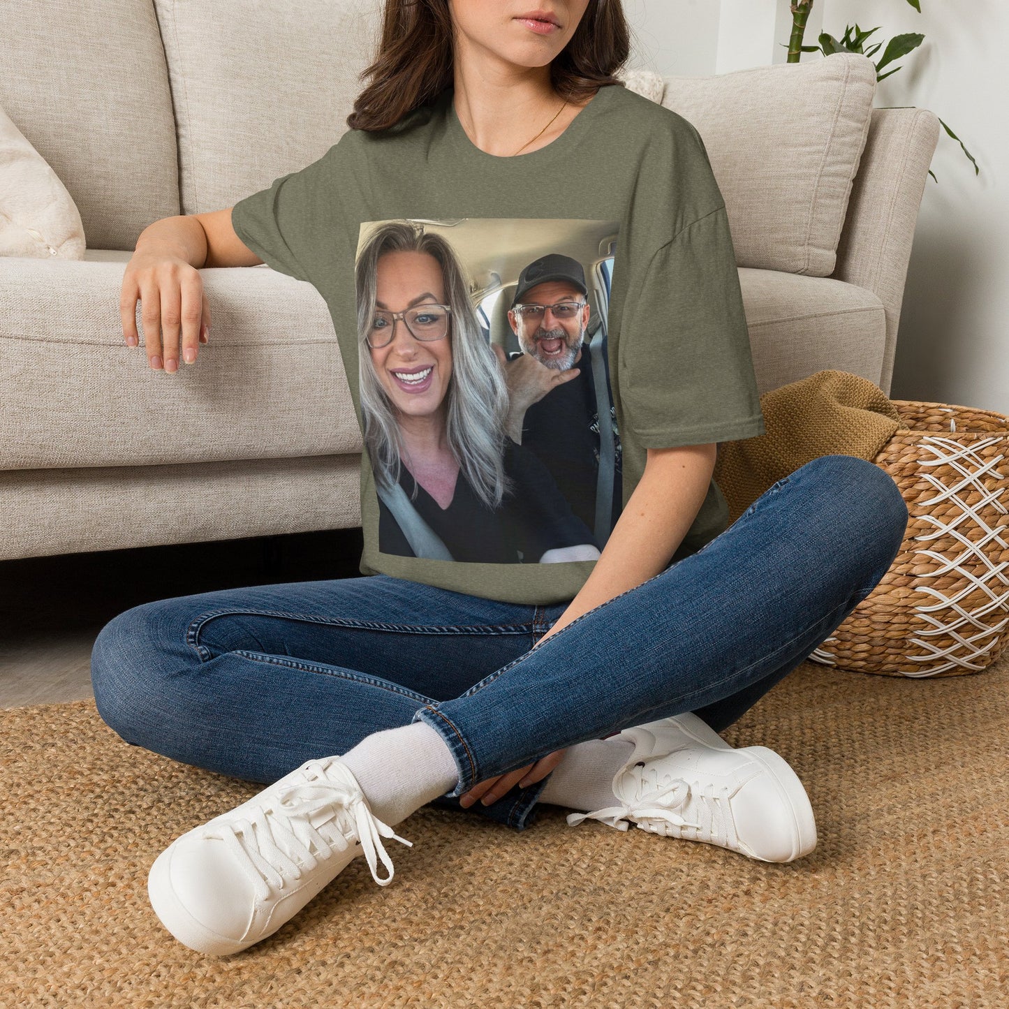 Photo-Print T-Shirt — Custom Couple Snapshot Tee