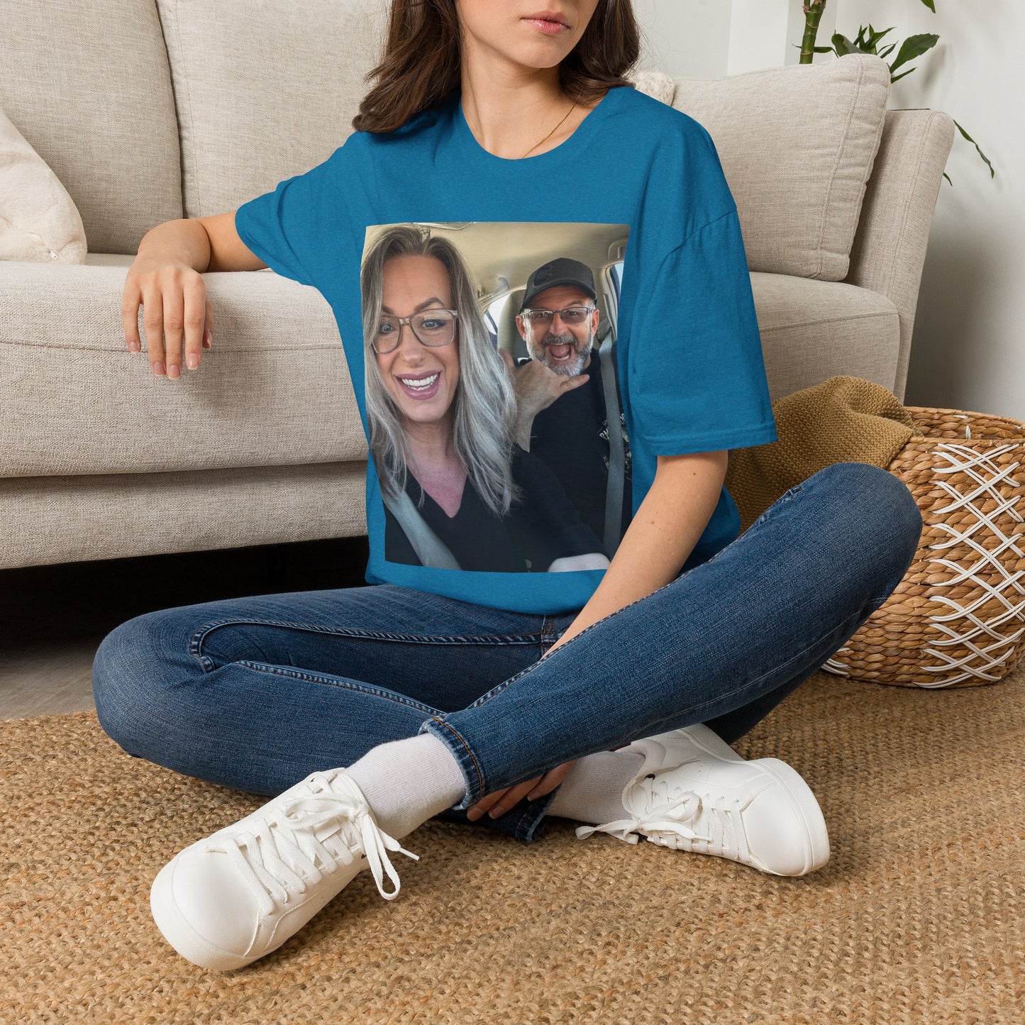 Photo-Print T-Shirt — Custom Couple Snapshot Tee