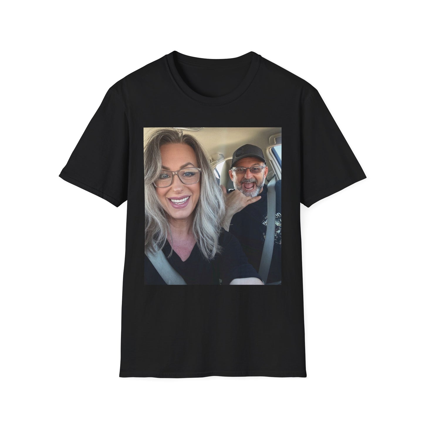 Photo-Print T-Shirt — Custom Couple Snapshot Tee