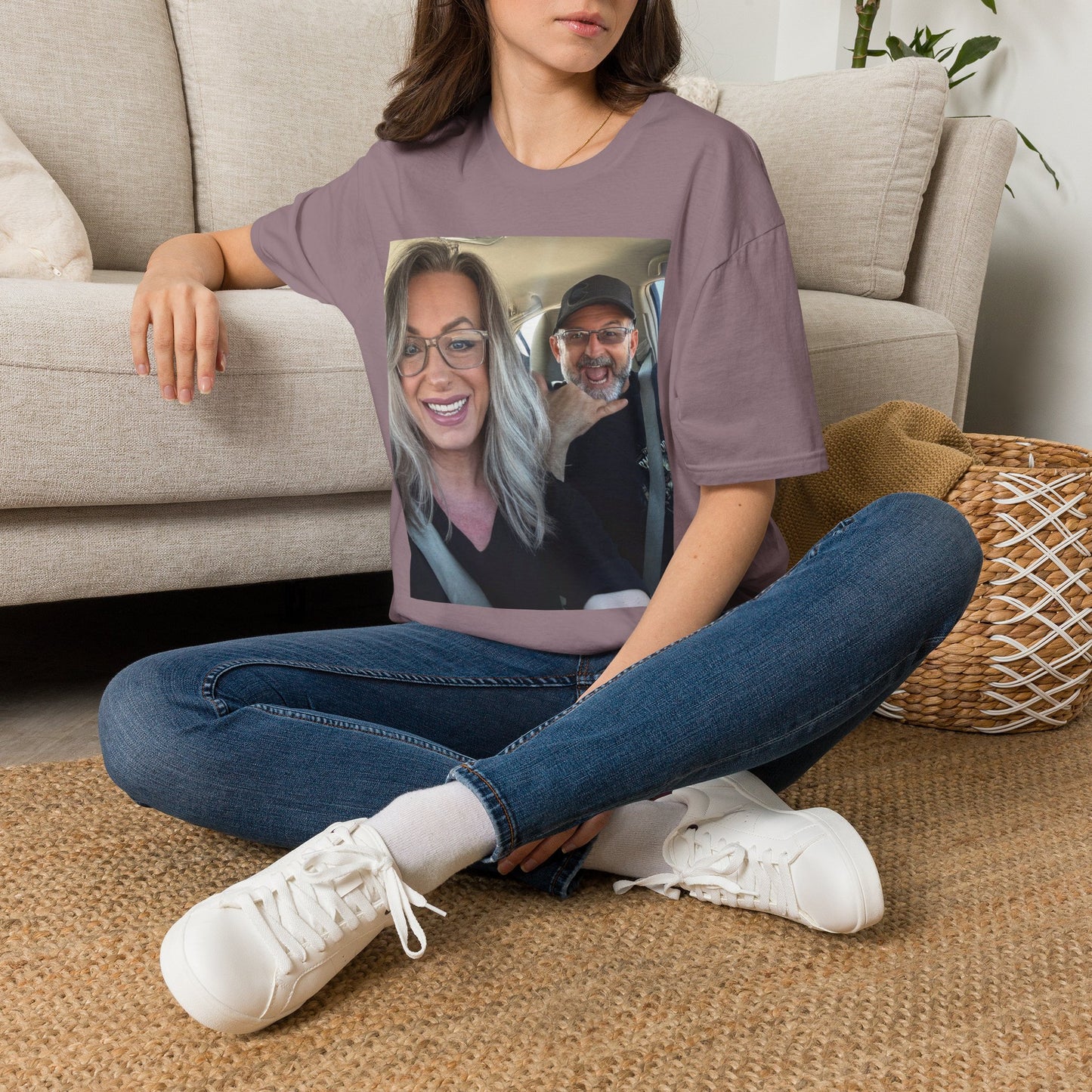 Photo-Print T-Shirt — Custom Couple Snapshot Tee