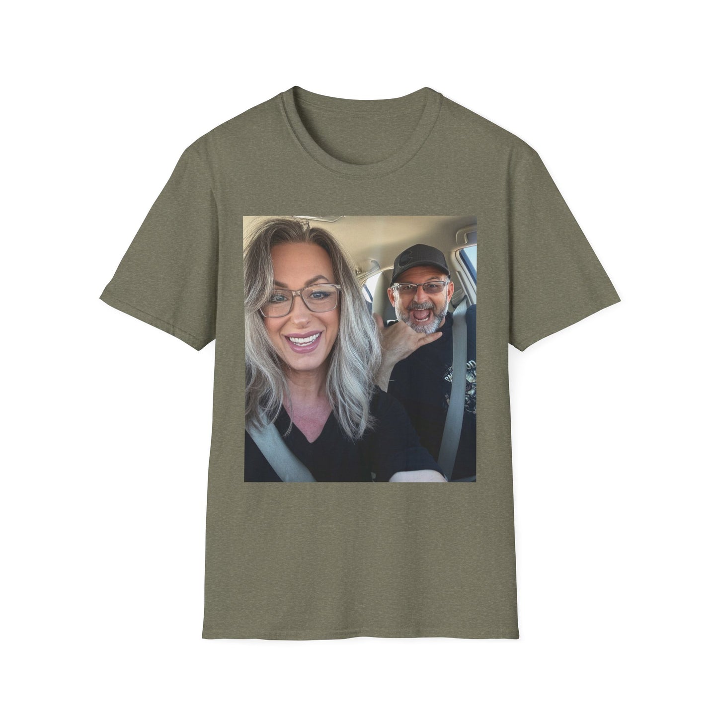 Photo-Print T-Shirt — Custom Couple Snapshot Tee