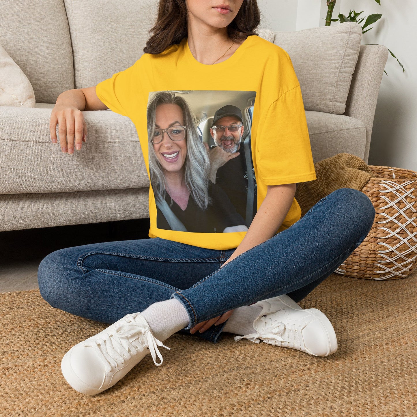 Photo-Print T-Shirt — Custom Couple Snapshot Tee