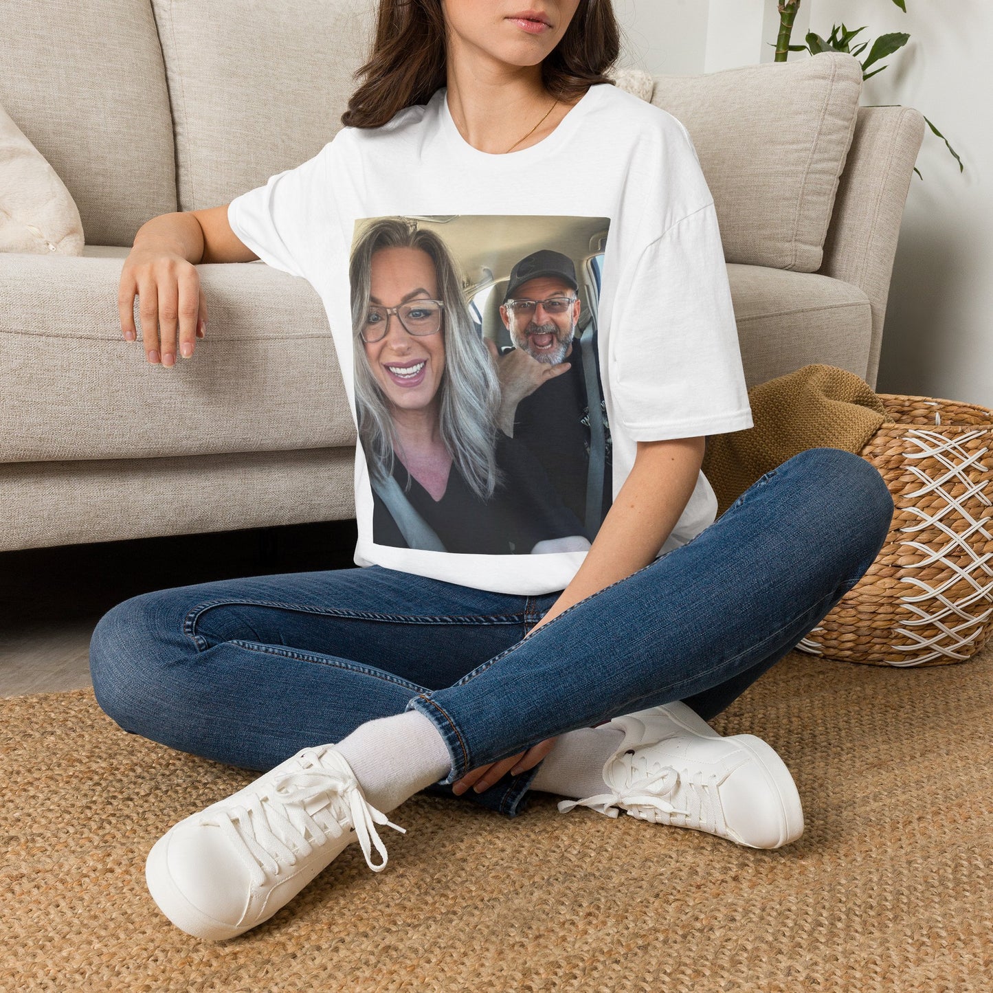 Photo-Print T-Shirt — Custom Couple Snapshot Tee