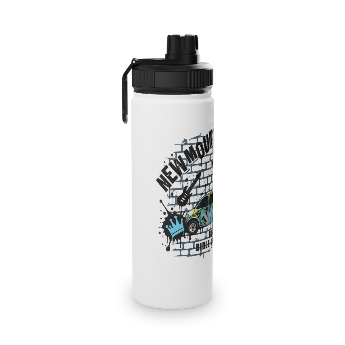 New Mountain Church Water Bottle