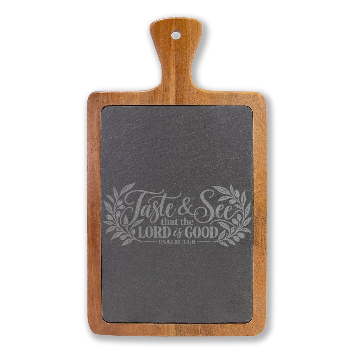 Taste and See Charcuterie Board – Christian Scripture Serving Set