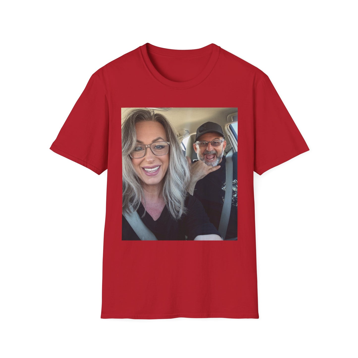 Photo-Print T-Shirt — Custom Couple Snapshot Tee