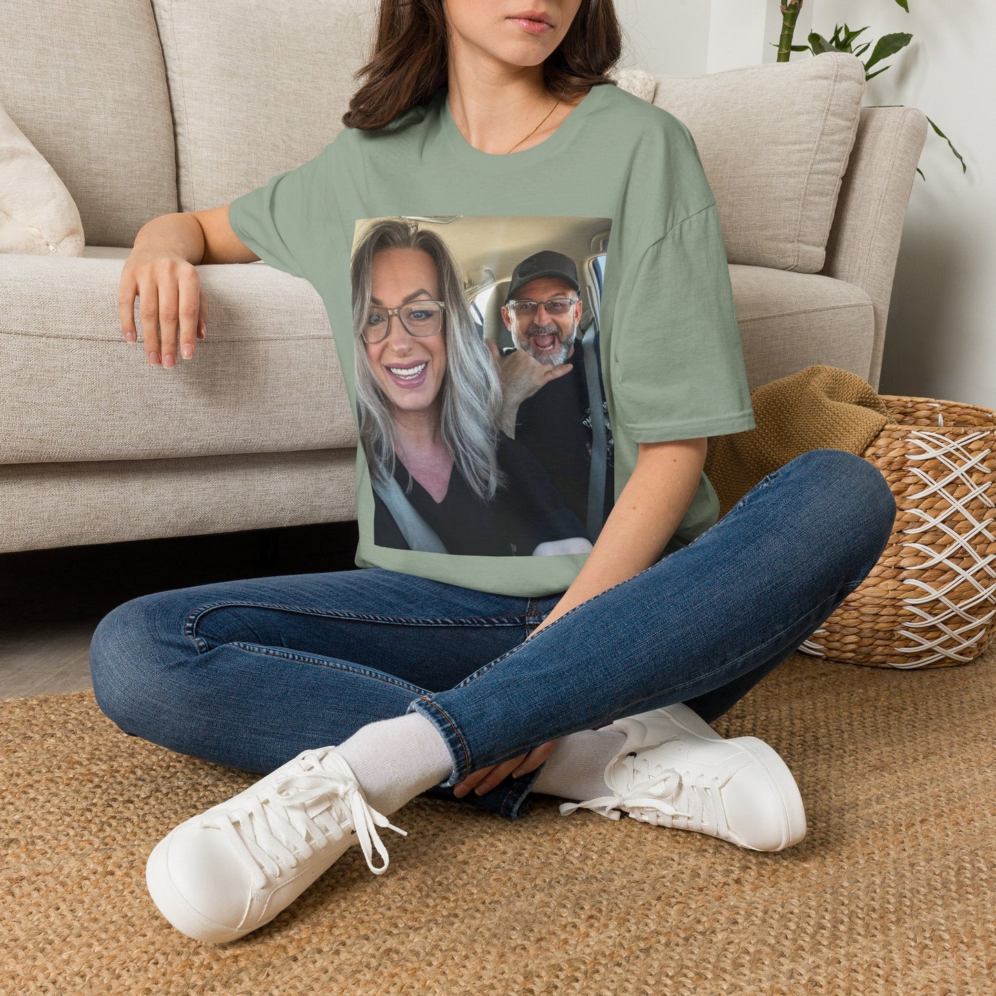 Photo-Print T-Shirt — Custom Couple Snapshot Tee