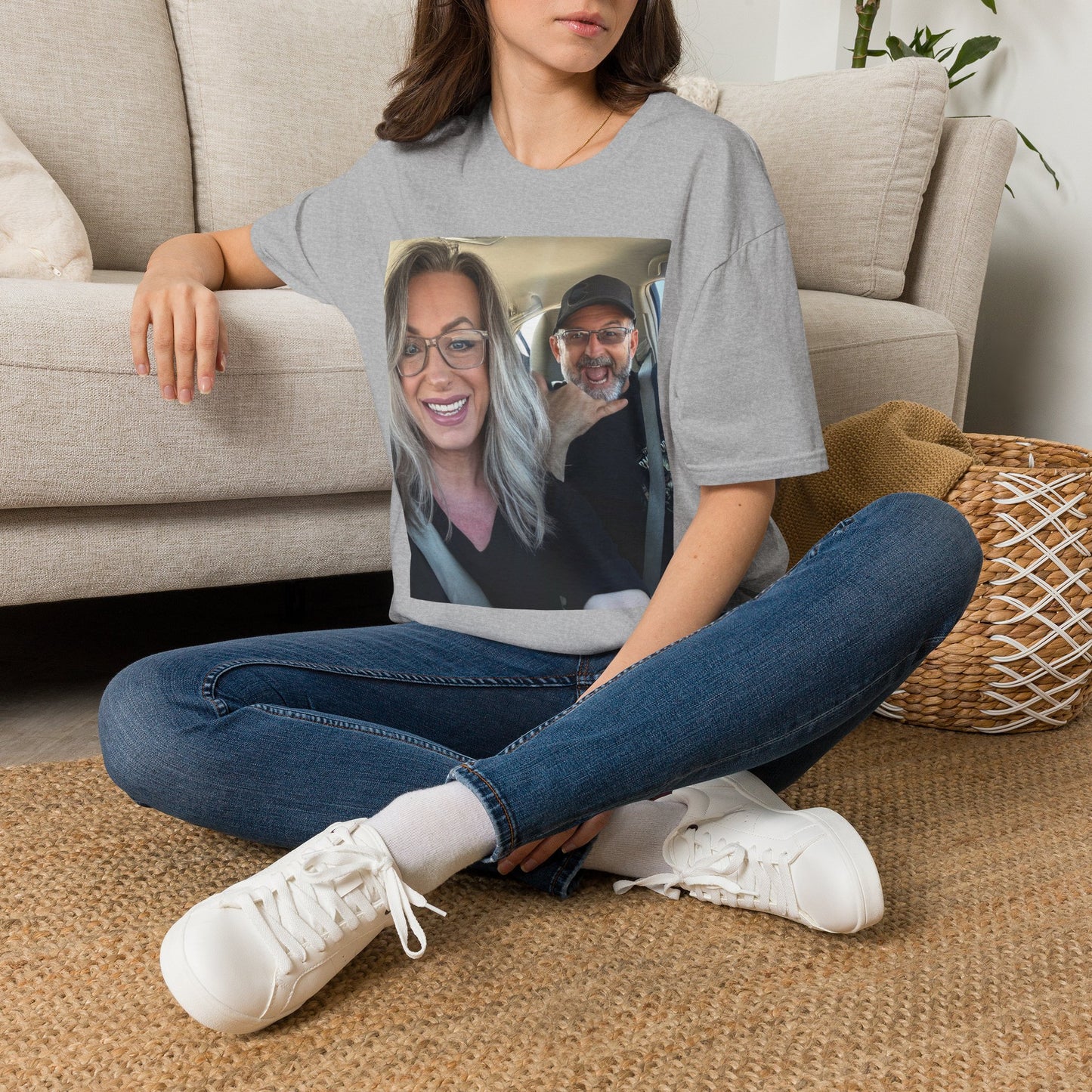 Photo-Print T-Shirt — Custom Couple Snapshot Tee