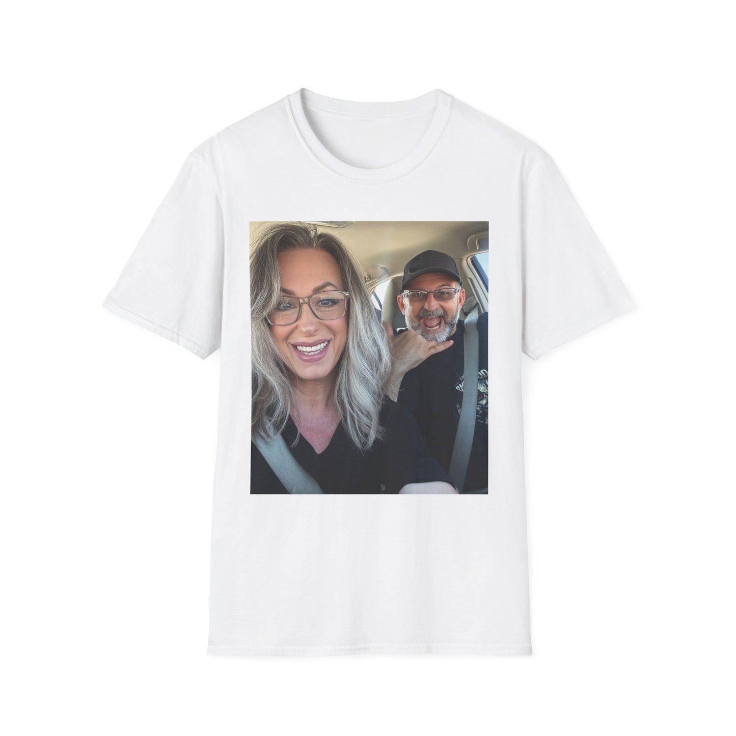 Photo-Print T-Shirt — Custom Couple Snapshot Tee