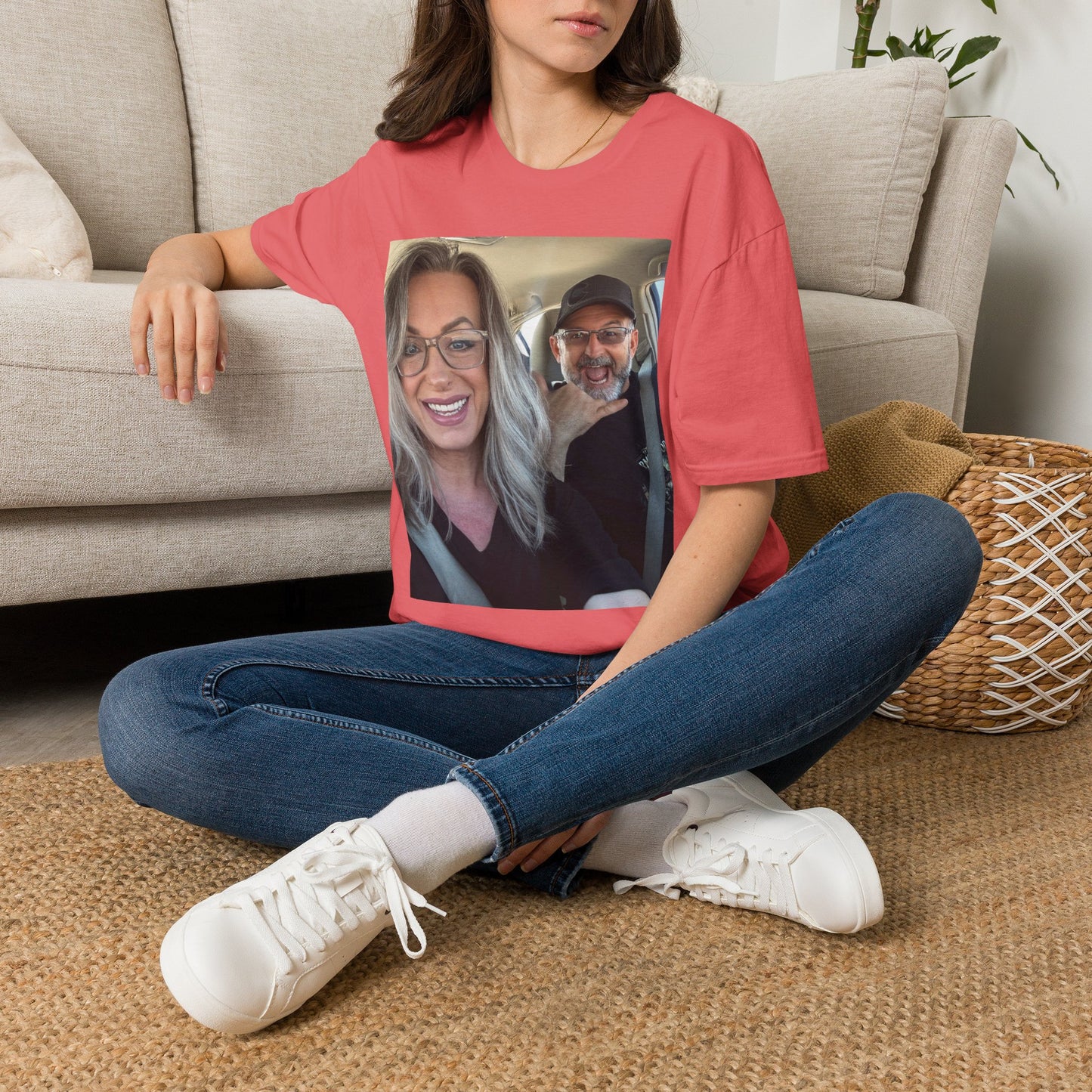Photo-Print T-Shirt — Custom Couple Snapshot Tee