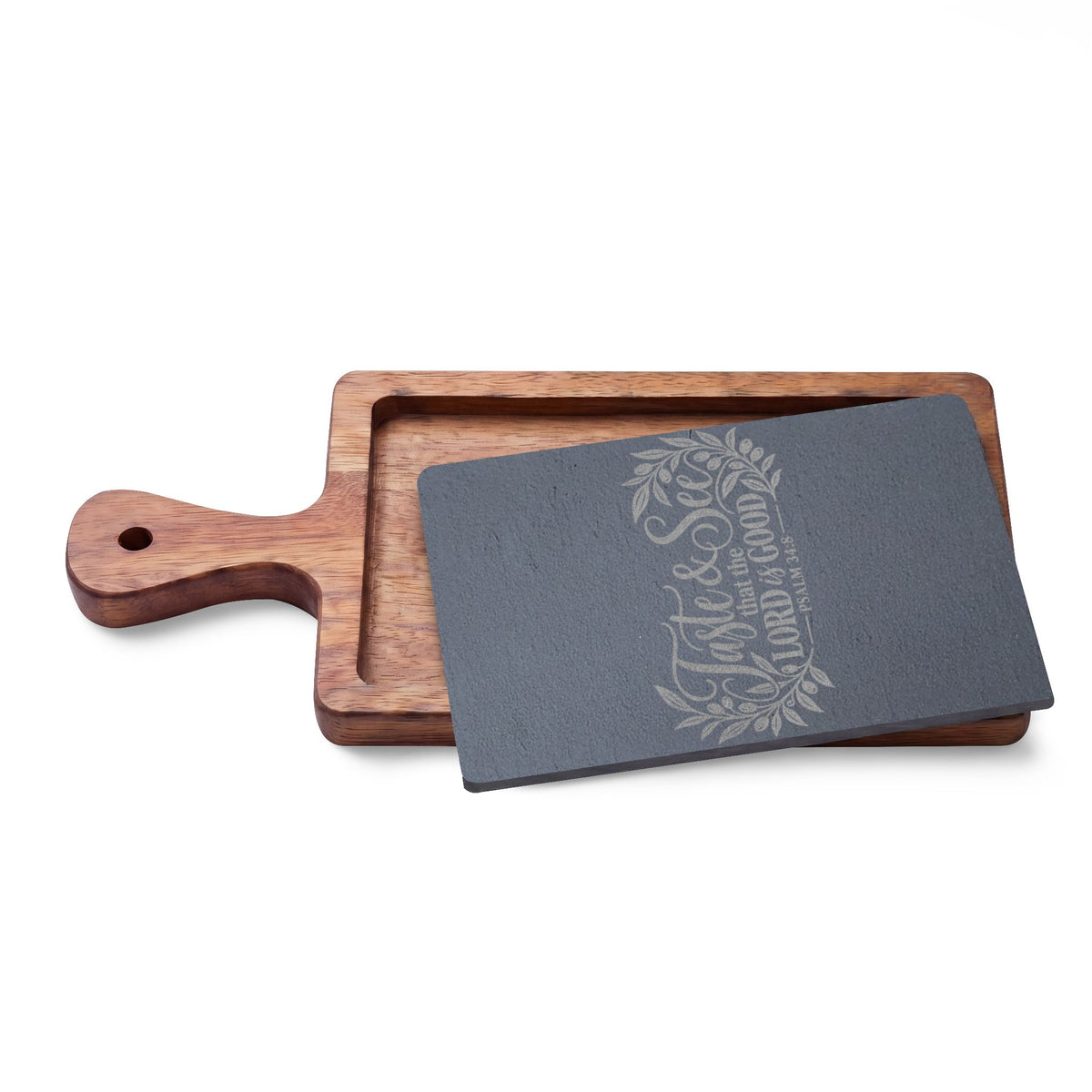 Taste and See Charcuterie Board – Christian Scripture Serving Set