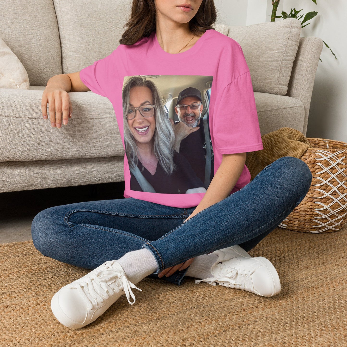 Photo-Print T-Shirt — Custom Couple Snapshot Tee