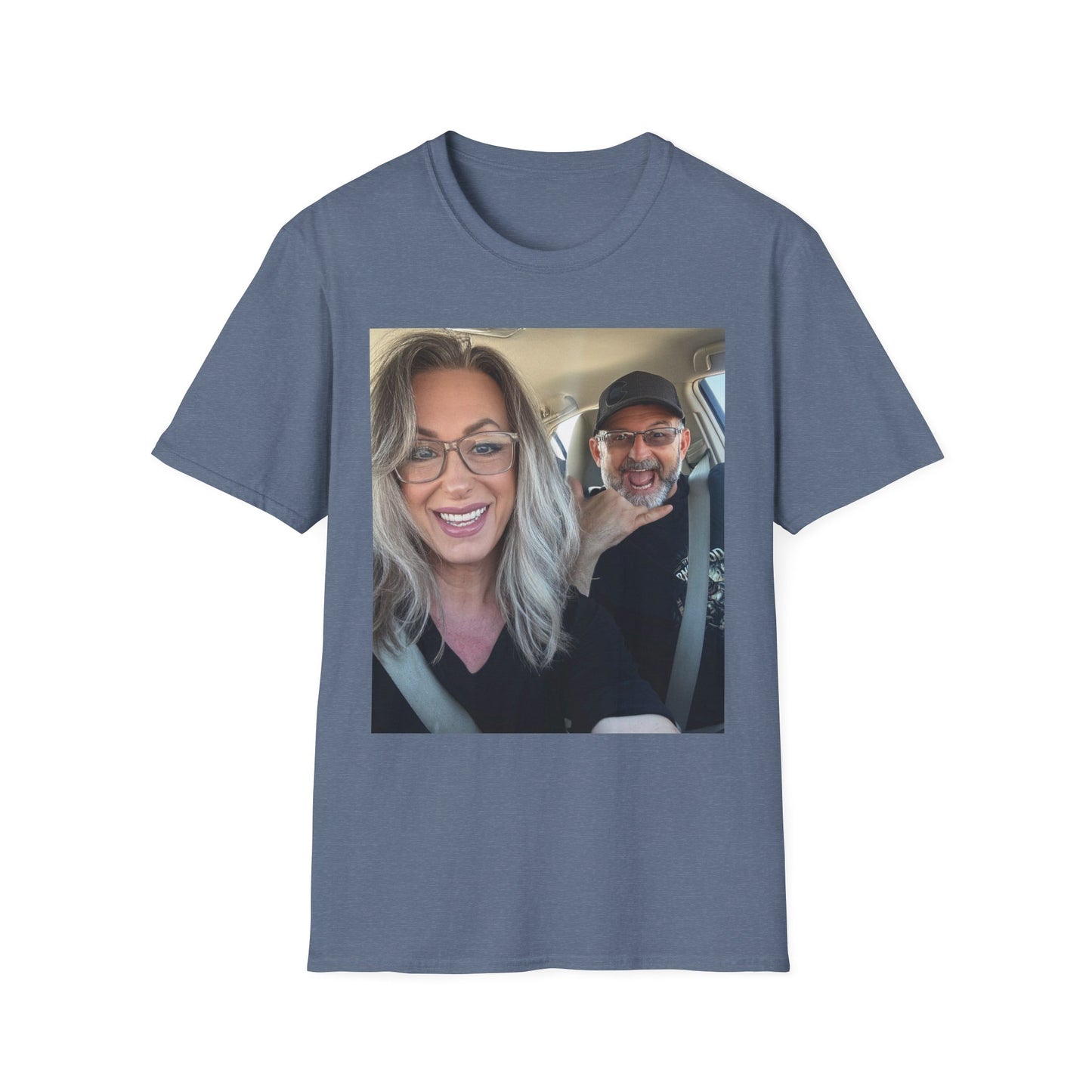 Photo-Print T-Shirt — Custom Couple Snapshot Tee
