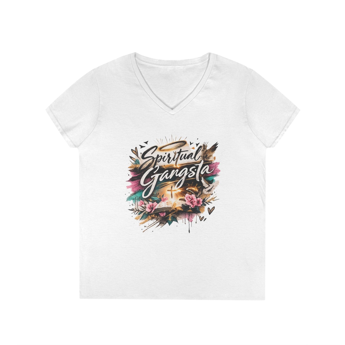 Spiritual Gangsta V-Neck Tee