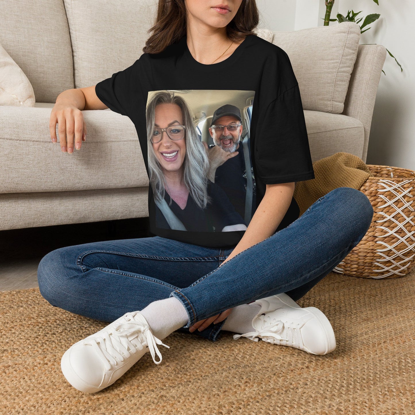 Photo-Print T-Shirt — Custom Couple Snapshot Tee