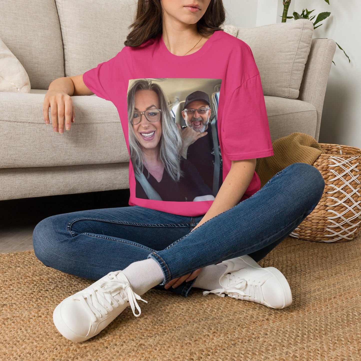 Photo-Print T-Shirt — Custom Couple Snapshot Tee