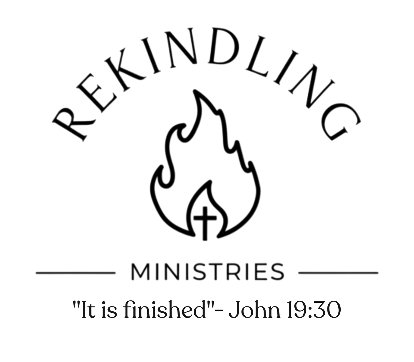 Rekindling Ministries T-Shirt (Black Logo)