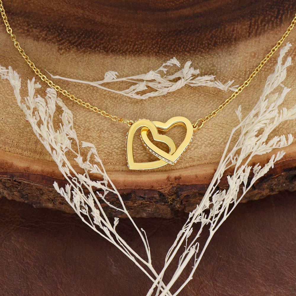 Interlocking Hearts Necklace – A Symbol of Eternal Love & Faith