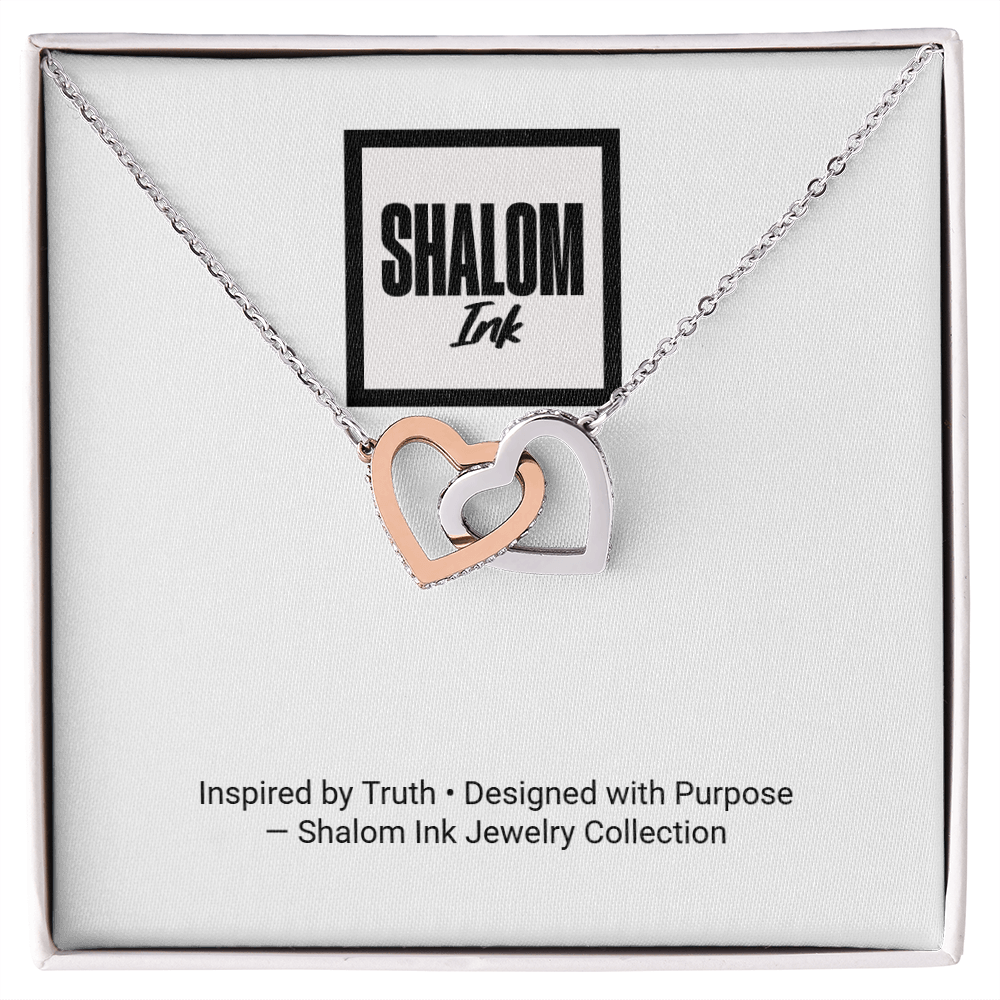 Interlocking Hearts Necklace – A Symbol of Eternal Love & Faith