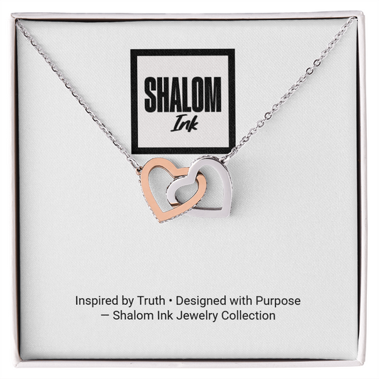 Interlocking Hearts Necklace – A Symbol of Eternal Love & Faith