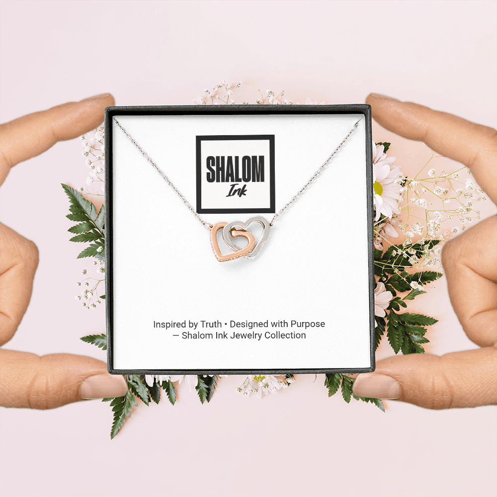 Interlocking Hearts Necklace – A Symbol of Eternal Love & Faith